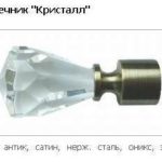 Закінчення Кристал 25 мм.