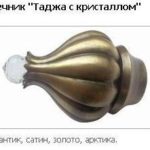 Закінчення Таджа із кристалом 19 mm