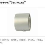 Закінчення Заглушка 19 mm
